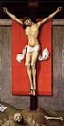 Rogier Paintings - Crucifixion Diptych right panel by Rogier van der Weyden